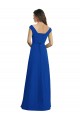 Royal Blue A-Line V-Neck Long Bridesmaid Dress / Evening Dress Hobart