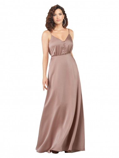 Dusty Pink A-Line Sweetheart Long Formal Evening Gown / Bridesmaid Dress Hobart