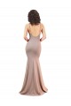 Low Back Dusty Pink Mermaid V-Neck Long Black Tie Evening Gown / Prom Dress / Bridesmaid Dress Hobart