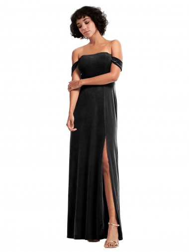 Black A-Line Strapless Long Formal Evening Gown / Prom Dress / Bridesmaid Dress Hobart